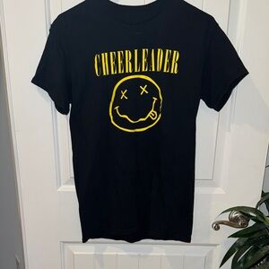 Cheerleader Black Kids T-Shirt